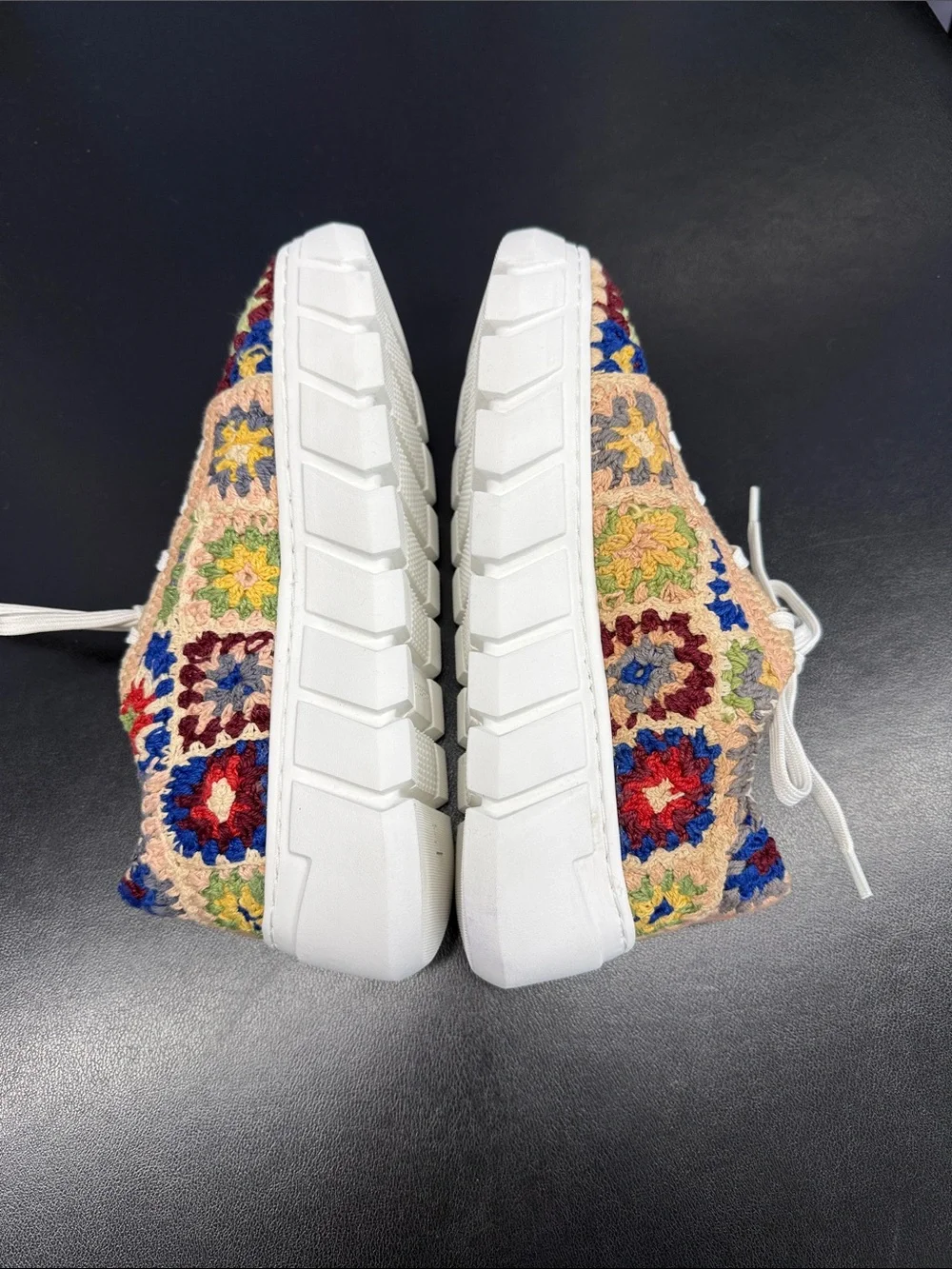 New free people catch me if you can crochet sneakers - Picture 5 of 7